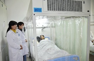 南京市江寧醫(yī)院血液科引進(jìn)兩臺層流床應(yīng)用于化療后粒缺伴感染患者